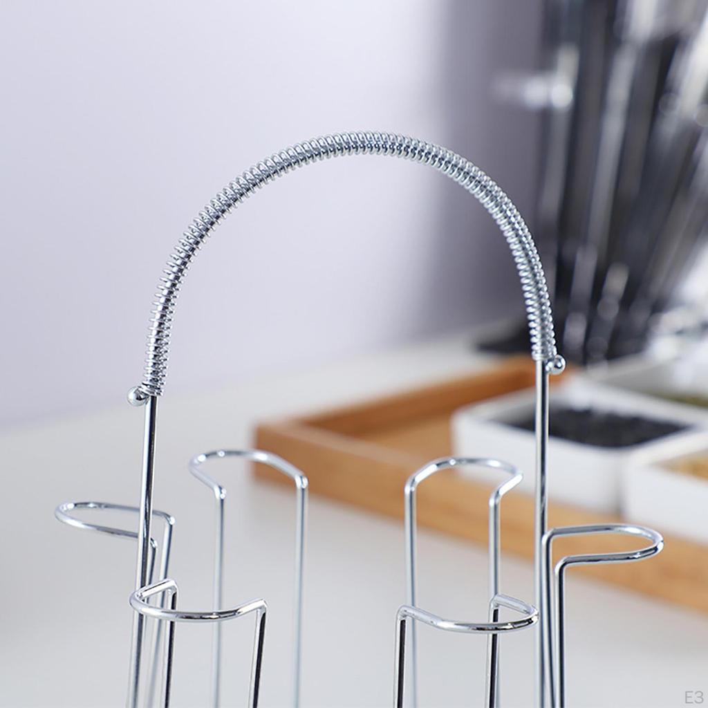 Hooks Mug Holder Holders Organizer Portable Cup Rack for Shelf