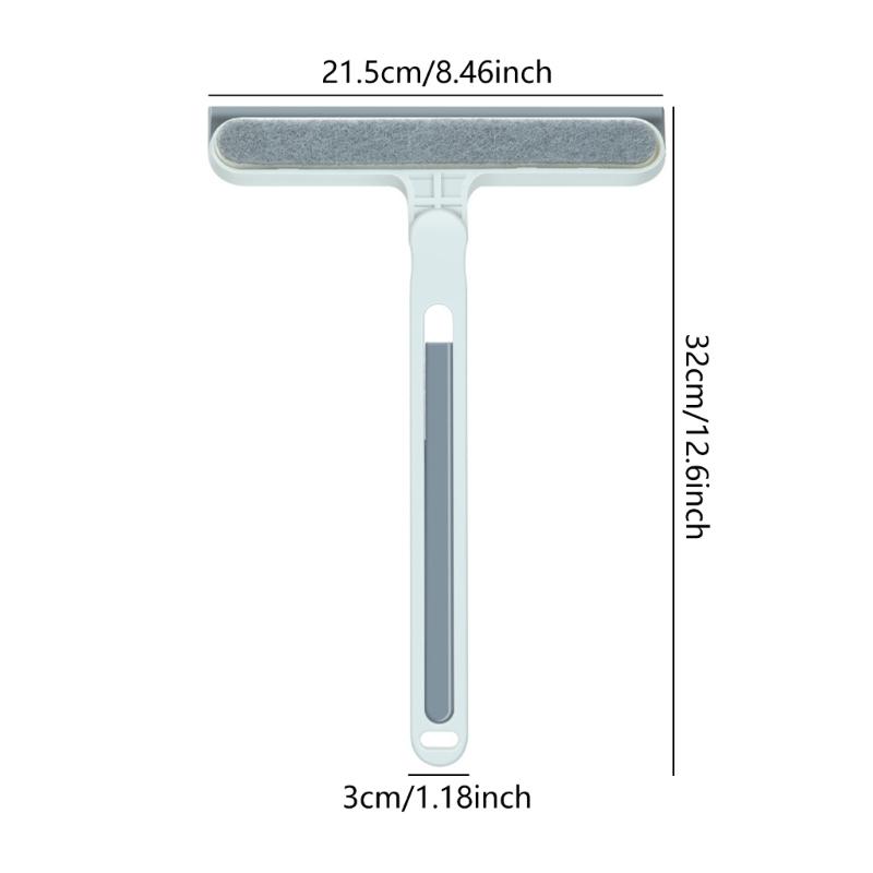 Window Scrubbers Squeegee for Home Office Ergonomic Grip and Rustproof Glass Cleaner Scraper