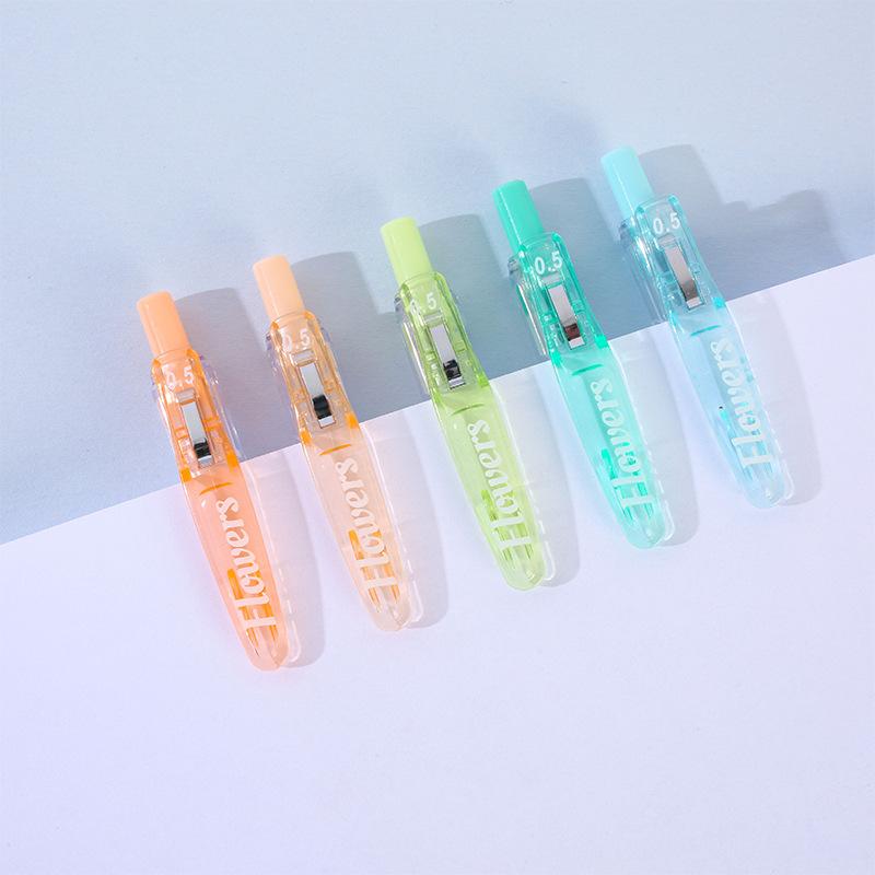 25Pcs Kawaii Cartoon Series Neutral Pen 0.5mm Pen Core Press Pen Black Pen Kawaii Student Stationery School Stationery Gifts