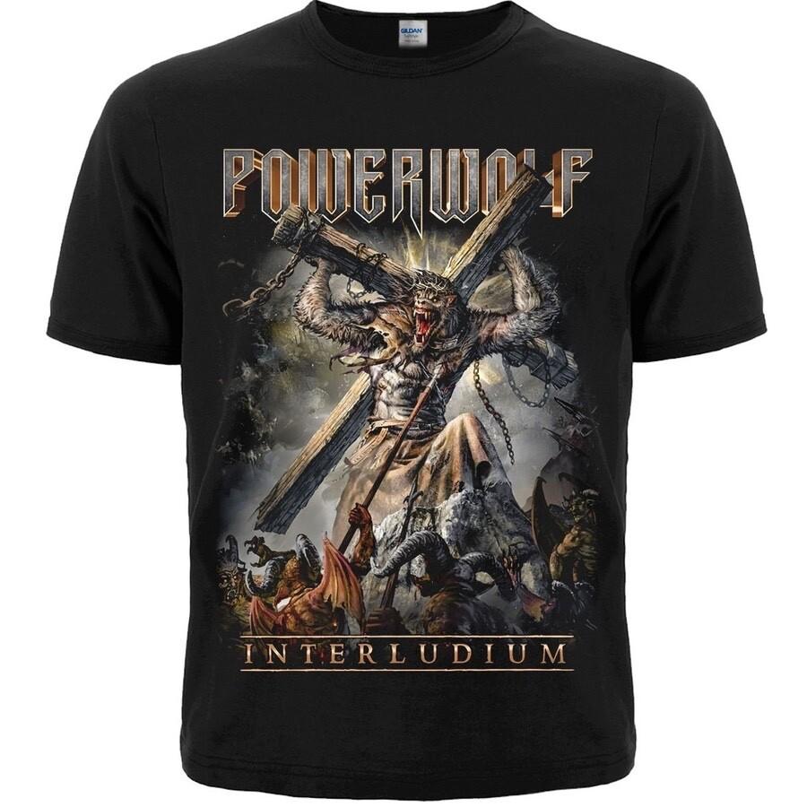 Powerwolf  Interludium  Черная футболка sabaton Унисекс футболка M