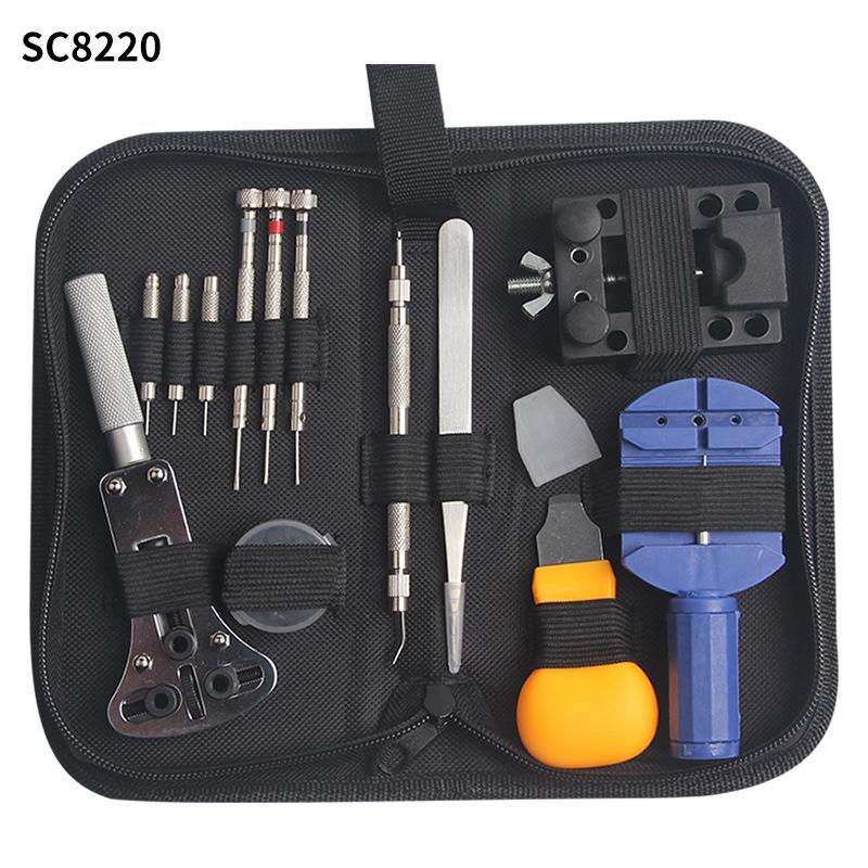 Watch Repair Tool Bag Watch Clock Watch Link Pin Dissolving Opener Housing Repair Tool Kit Set Opener Link Spring Bar Remover