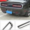 2pcs Rear Fog Light Lamp Trim Cover Decor for Dodge Challenger 2015+Carbon Fiber