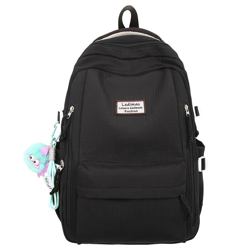 Large Capacity Junior High School Student Schoolbag Girls Travel Lightweight Backpack
