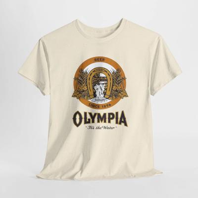 Maglietta Ispirata al Vintage Olympia Beer Dal 1896, T-Shirt Unisex, È l'Acqua