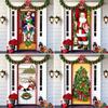 1PC Background Cloth Atmosphere Polyester Party Supplies Christmas Door Hanging Christmas Decorations Blanket