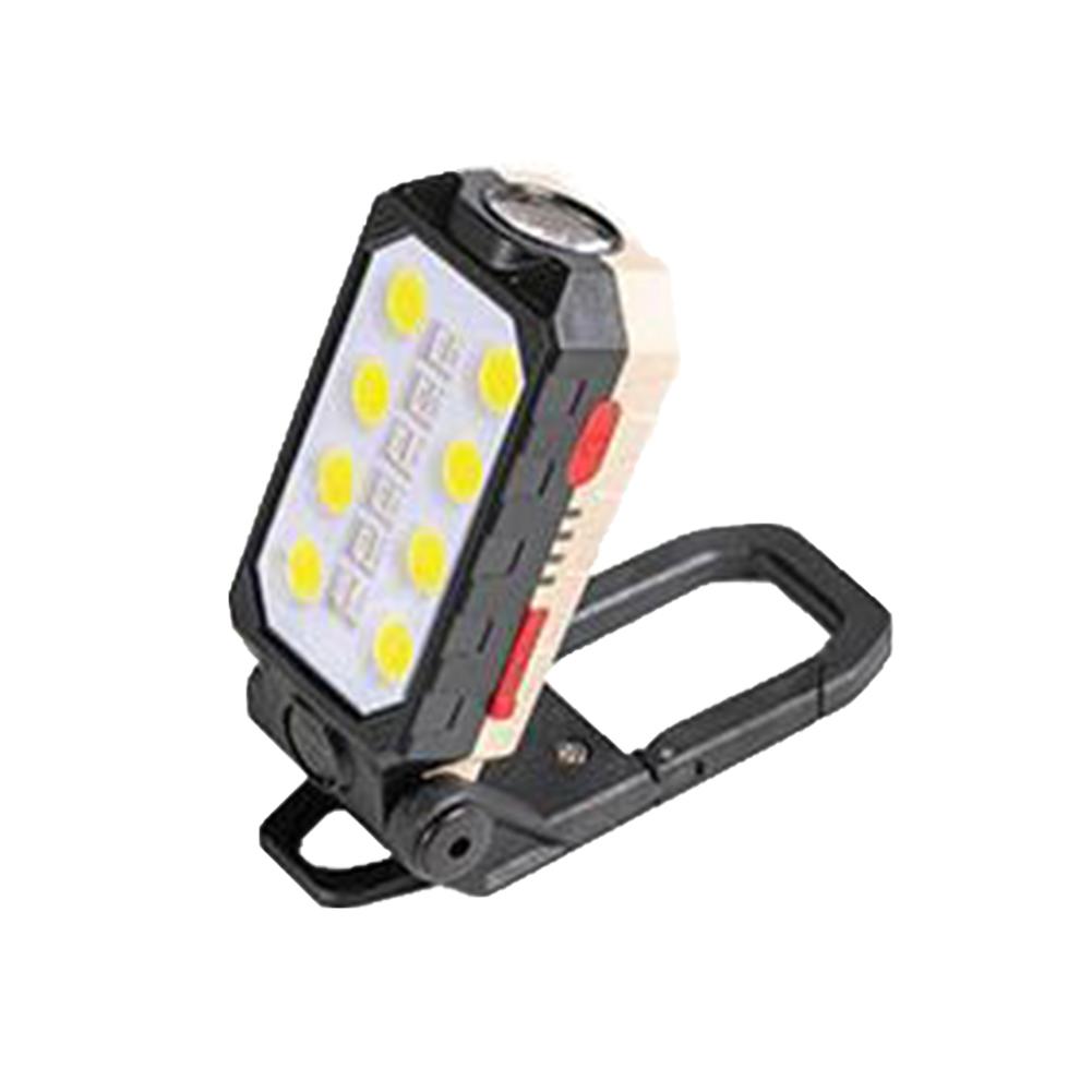 Cob Work Light With Strong Magnet 4 Lighting Modes Usb Rechargeable Multi-Function Maintenance Flashlight For Night Camping Emergency Repair