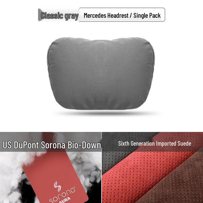 Mercedes S-Class Maybach Headrest Pillow - Car Seat Neck Protection