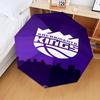 Sacramento Basketball Logo Umbrella Folding umbrella, automatic umbrella 8-Frame for Travel, camping Use Gift for Halloween Christmas