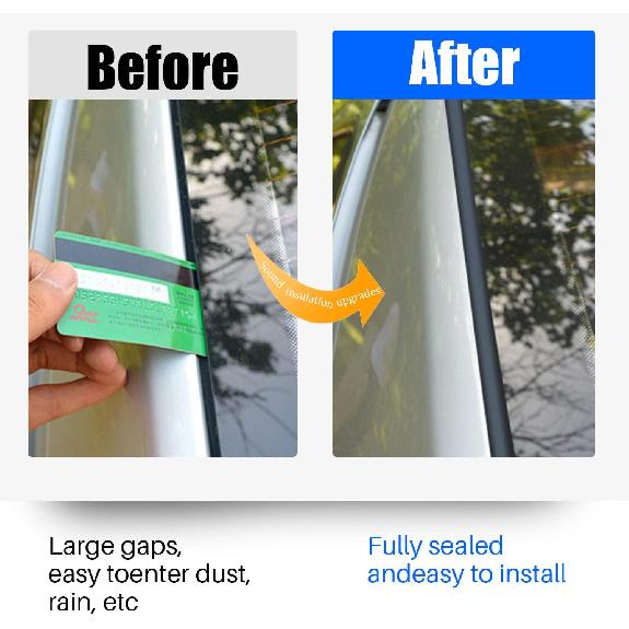 Weather Stripping Door Seal For Car,Rubber Car Door Seal Weather Stripping,19.6FT T Shape Windshield Seal For Sunroof Front Rear Windshield Seal
