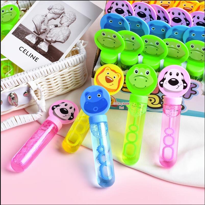 46CM Western Bubble Wand: Colorful Bubble Sword with Solution for Summer Fun