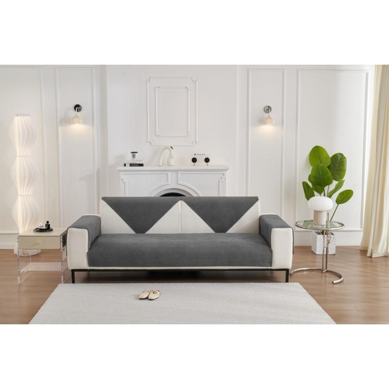 Подушка для дивана из шенилла — фото 9