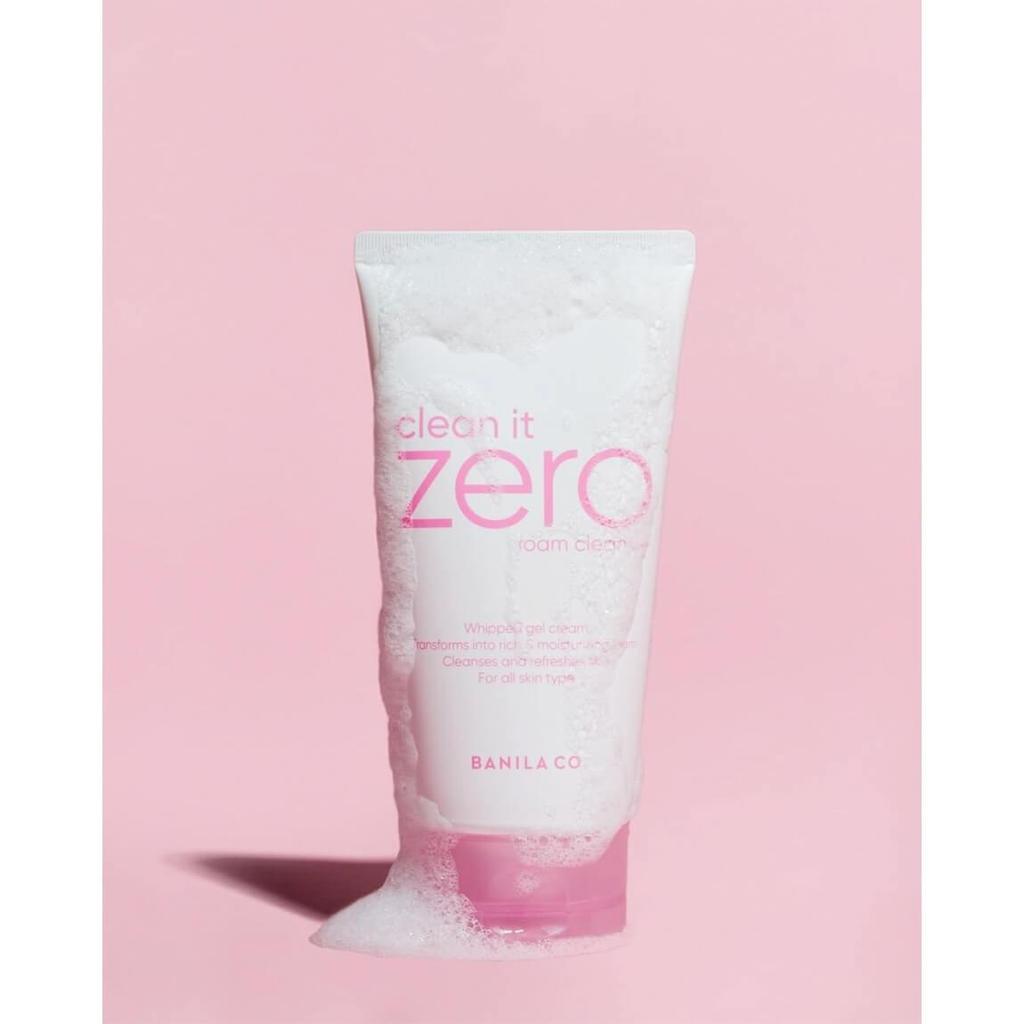 BANILA CO NOU Clean It Zero Foam Cleanser 150 ml, Toate tipurile de piele, cremoasă spumă de curățare cu ierburi naturale