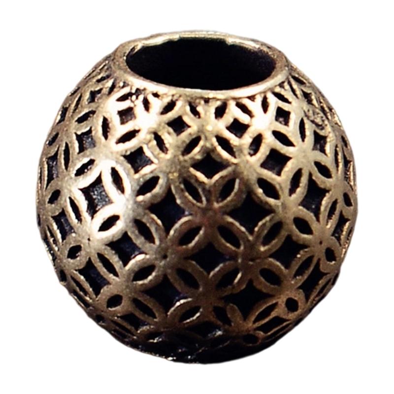 Copper DIY Jewelry Findings Spacer Beads With Oversized Holes For Easy Threading Crafting Supplies Cord Connectors