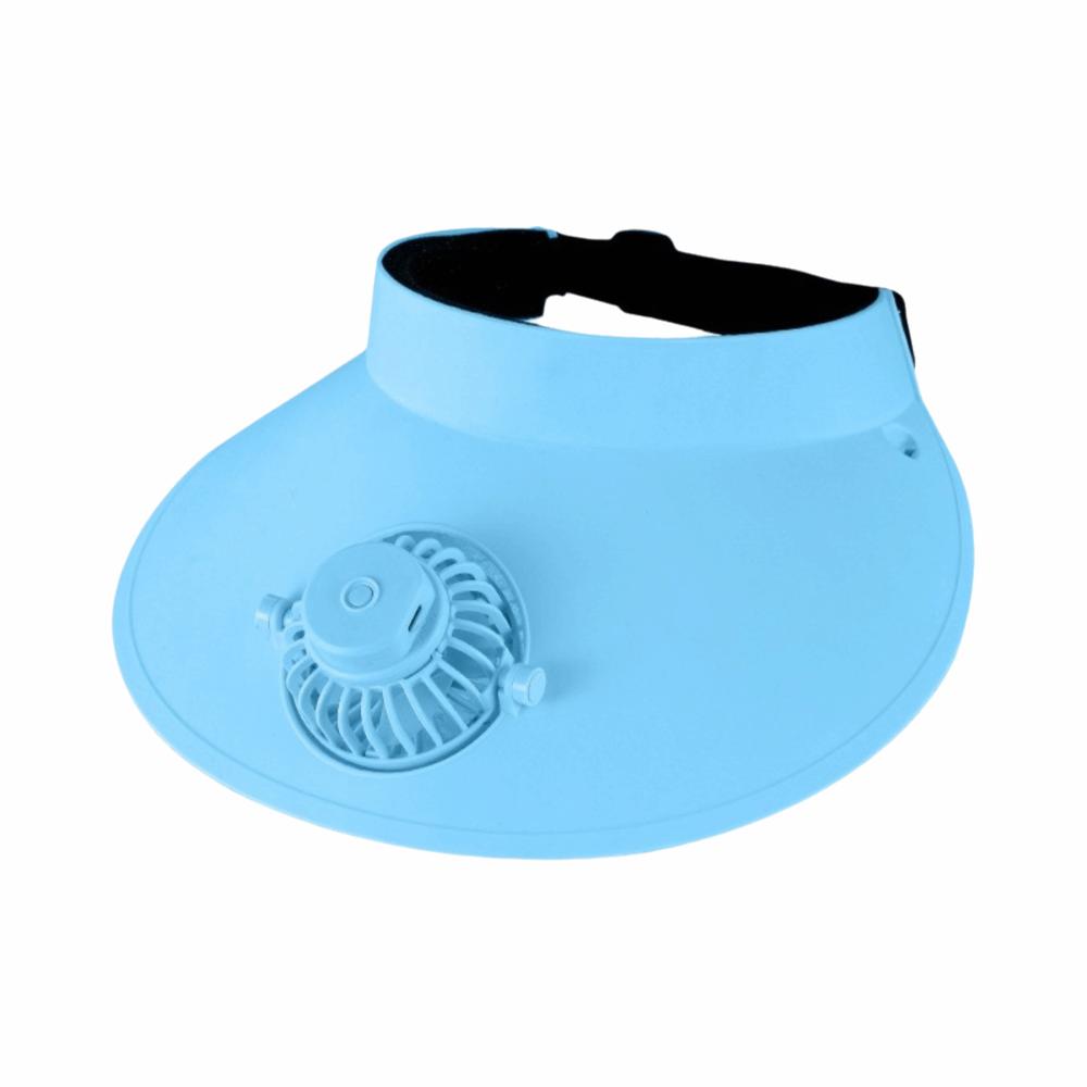 Built-in Fan Empty Top Cap Three Temp Settings Sun Hats New Cooling Fan Hat Sports Events