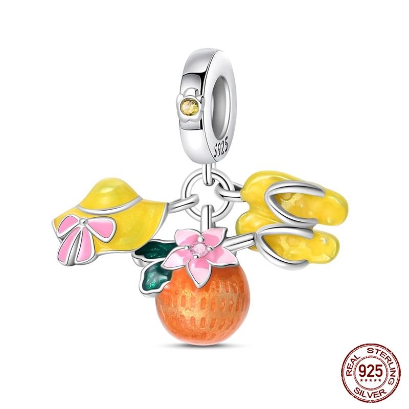 New Copper Fashion Glowing Space Astronaut Spaceship Charms Beads Fit Brand Original Bracelet Diy Jewelry Gift