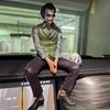 HEISS Dachdekoration Joker Heath Ledger Sitzende Haltung Figuren Auto Puppe Heck- und Dachanhänger Modell Statue Sammlerstücke Spielzeug
