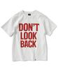 SUPERSUB Don'T Look Back Lettering Crop Short Sleeve T-Shirt - White
