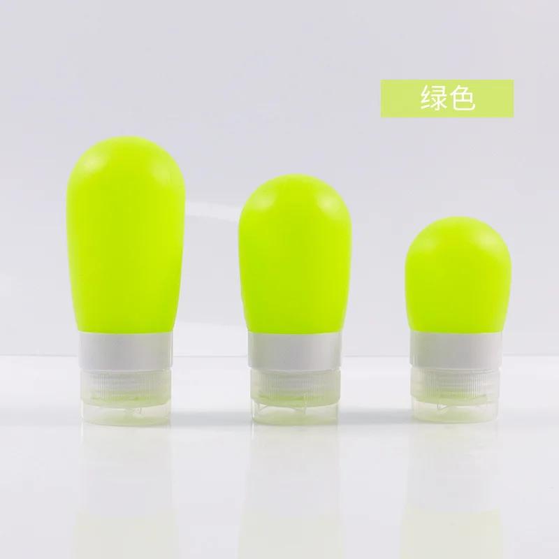 1Pc 38ml/60ml/ 80ml Empty Silicone Travel Packing Press Bottle for Lotion Shampoo Bath Container Portable Bottle Soap Dispensers