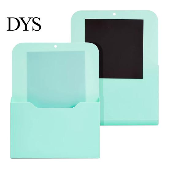 Stationery Box Magnetic File Holder Storage Solid Color Large Capacity Office Organizer Full Size Pocket Wall Hanging