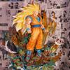 Anime 42cm Infinite Super Saiyan 3 Son Goku PVC Action Figures Desktop Ornament Statue Model Toy Boy Gift Collectible Non-light