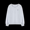 Mohan Yimei Women's Loose V-neck Embroidered Sweatshirt