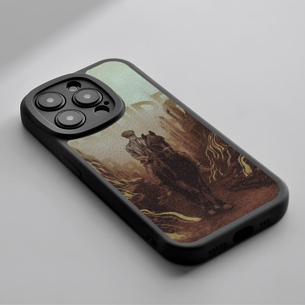

Peaky Blinders hot movie poster Phone Case For iPhone 16 15 14 13 12 11 Plus Pro Max Lambskin Silicone Cover black iPhone 12 Pro