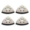 Universal 93mm Triangular Sanding Plate Quick Change Adapter For Most Electric Power Sanders Orbital Sanders Efficiently