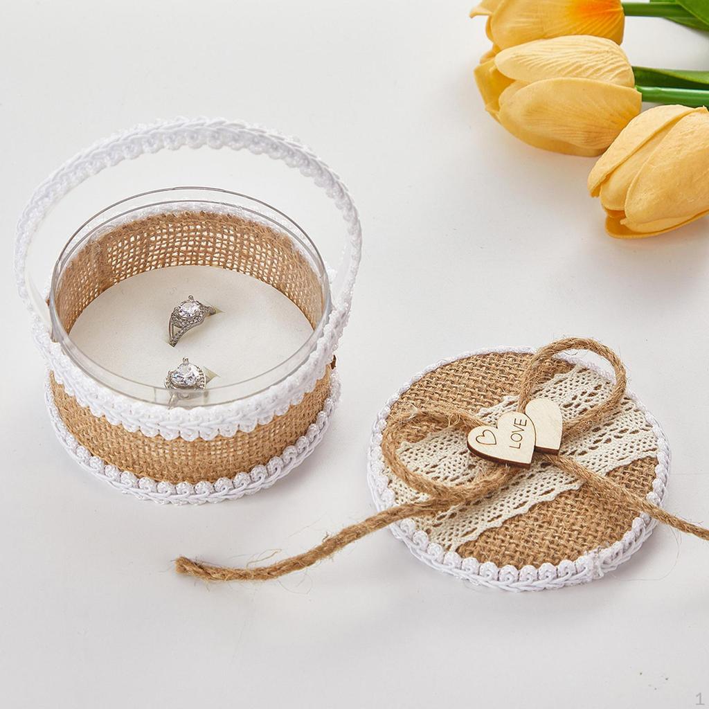 Wedding Bearer Box Party Candy Boxes Elegant Keepsake Case Favor for Celebration Flower