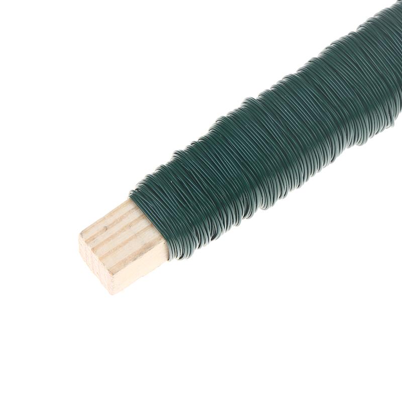 0.5/0.65/0.7Mm Green Metal Tying Wire, Rust-Resistant Floral Wire For Wrapping Around ,Suitable For Crafts, Christmas Decoration