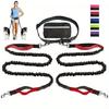 Anti-Tangle Double Dog Leash with Pouch Reflective Stitching Hands Free Dog Leash  Pet Training