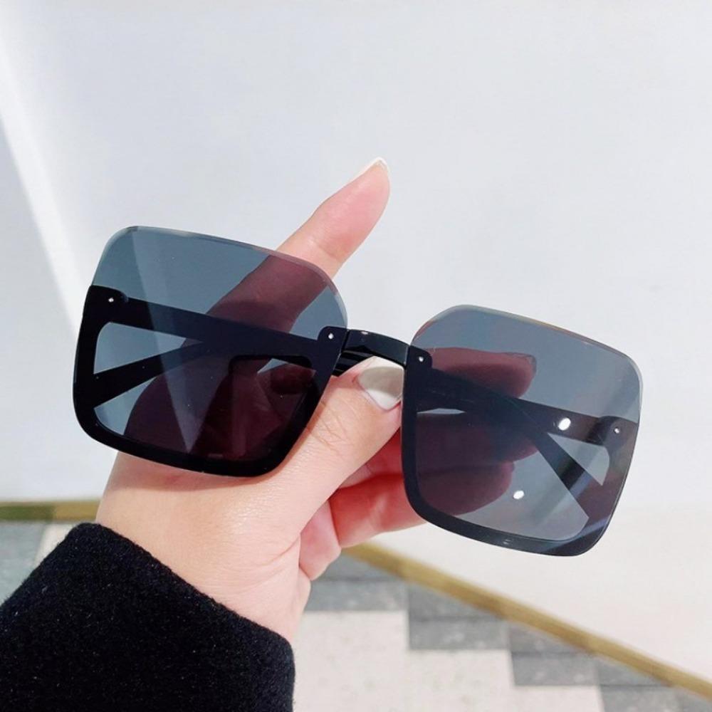 Fashion Retro Gradient Beach UV400 Lens UV Protection Square Sunglasses Ladies Men