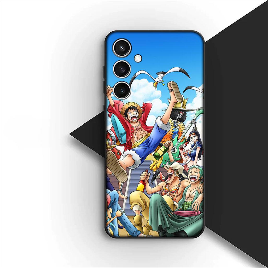 

Cover for Samsung Galaxy A35 A36 A55 A26 A05 A06 A14 A50 A51 A53 A54 A12 A13 A23 Phone Case Shanks Red Hair One Luffy Pieces Galaxy A05