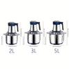 1PACK Electric Meat Grinder Stainless Steel Noodle Machine, Food Processor for Shredded Meat, Vegetables and Fruits, 500 Watts, American Plug