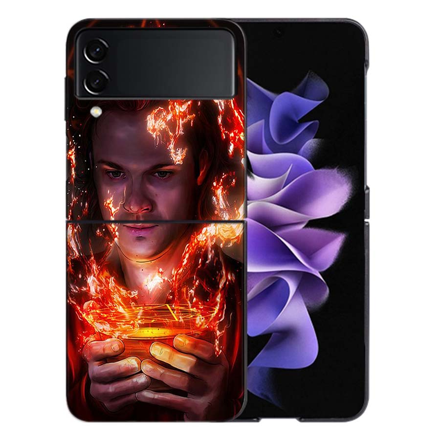 Angel Castiel Supernatural Coque For Samsung Z Flip7 6 Galaxy Case Shockproof Z Flip5 Z Flip3 4 5G Hard Cover Phone TPU PC Hard