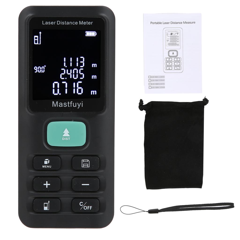 FY899 Laser Range Finder 120m High Accuracy Infrared Handheld Electronic Distance Meter