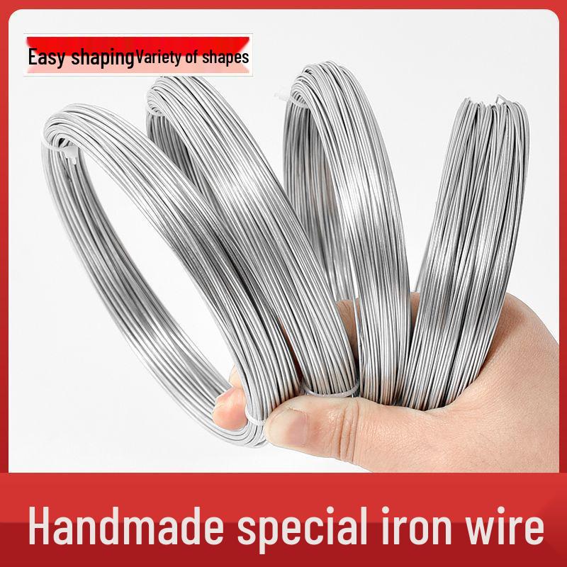 

Rust-proof Iron Wire Rabbit Ear & Leaf Clay Sculpture Frame for Garden Crafting 0.4mm, 1m/roll, Export Quality, Galvanized