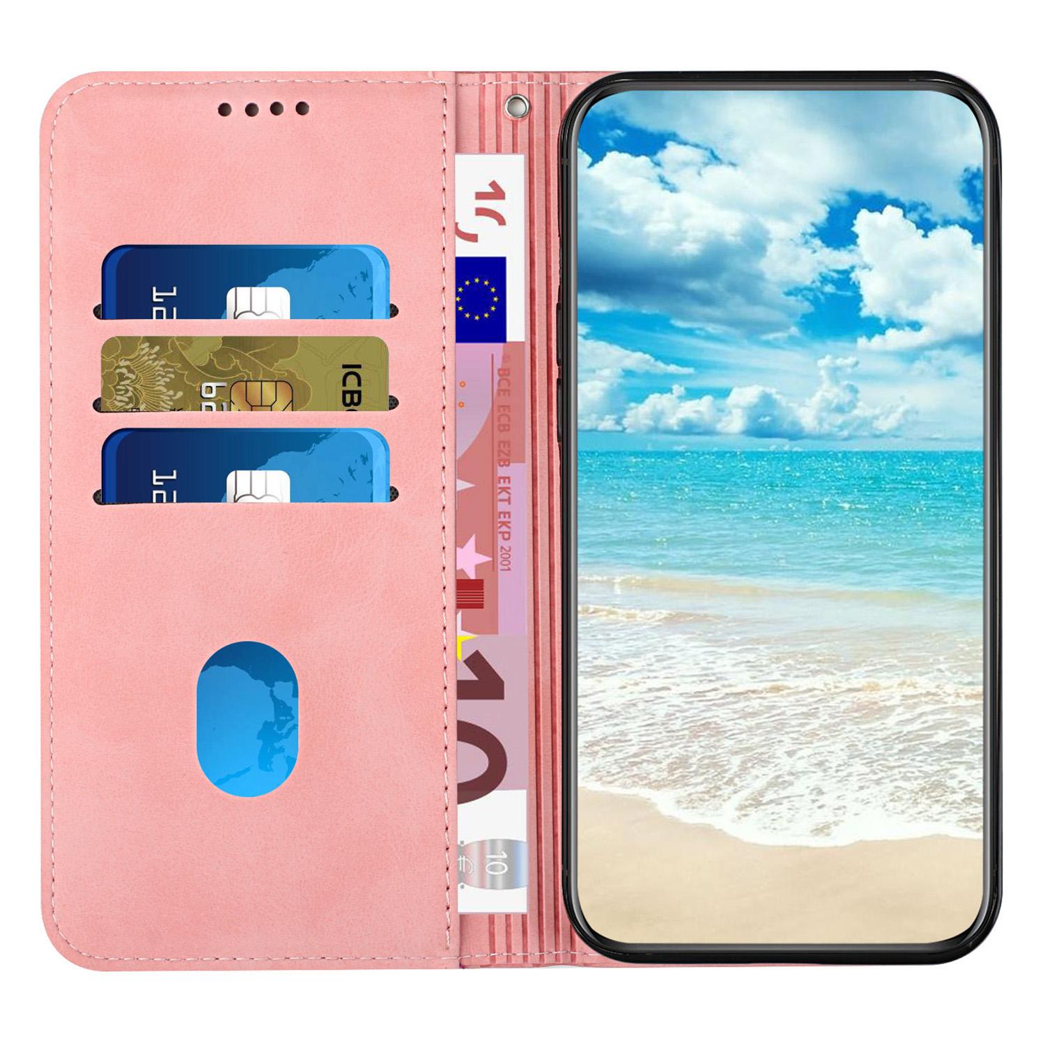 

For Motorola Moto G35 5G Phone Cover Imprinted PU Leather Wallet Stand Case Sapphire