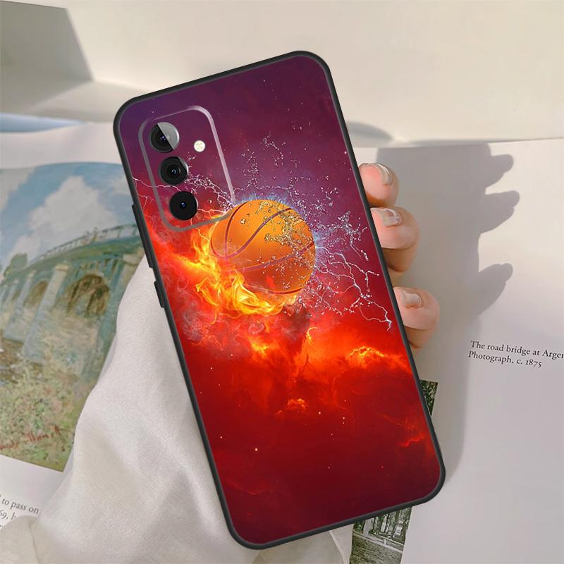 

Basketball On Fire Case For Samsung Galaxy A55 A35 A15 A32 A12 A22 A52 A06 A54 A34 A14 A56 A36 A26 A16 A13 A53 Samsung A26