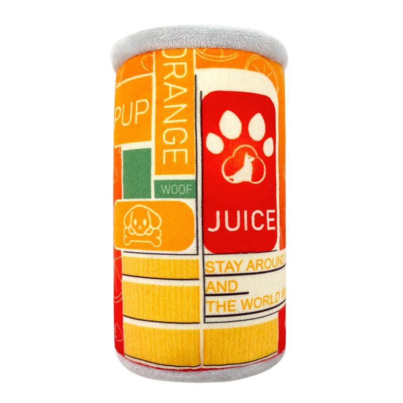 

Toy Pet Plush Fashion Can To Relieve Boredom Molar Doll Voice Style Practical жовтий