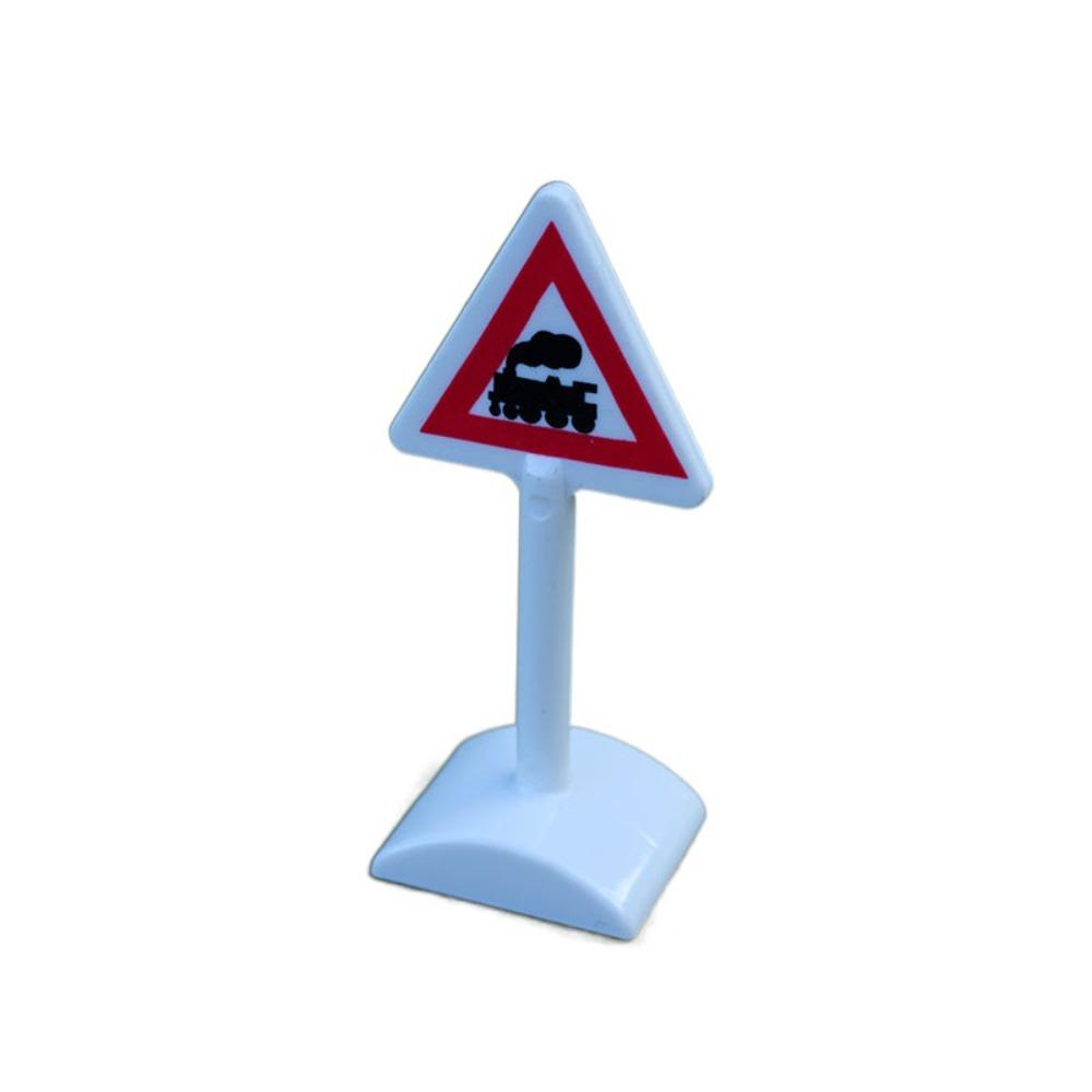 Road Block Dollhouse Speed Limit Sign Miniature Mini Simulation City Road Signs Durable Model Toy Mini Traffic Road Signs