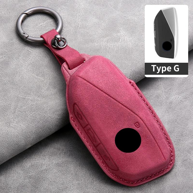 Kožené pouzdro na klíč od auta Kryt Skořepina pro BMW I7 X7 G07 LCI IX I20 X1 U11 Řada 7 G70 G09 XM U06 G81 M3 2023 Chránič Fob Klíčenka