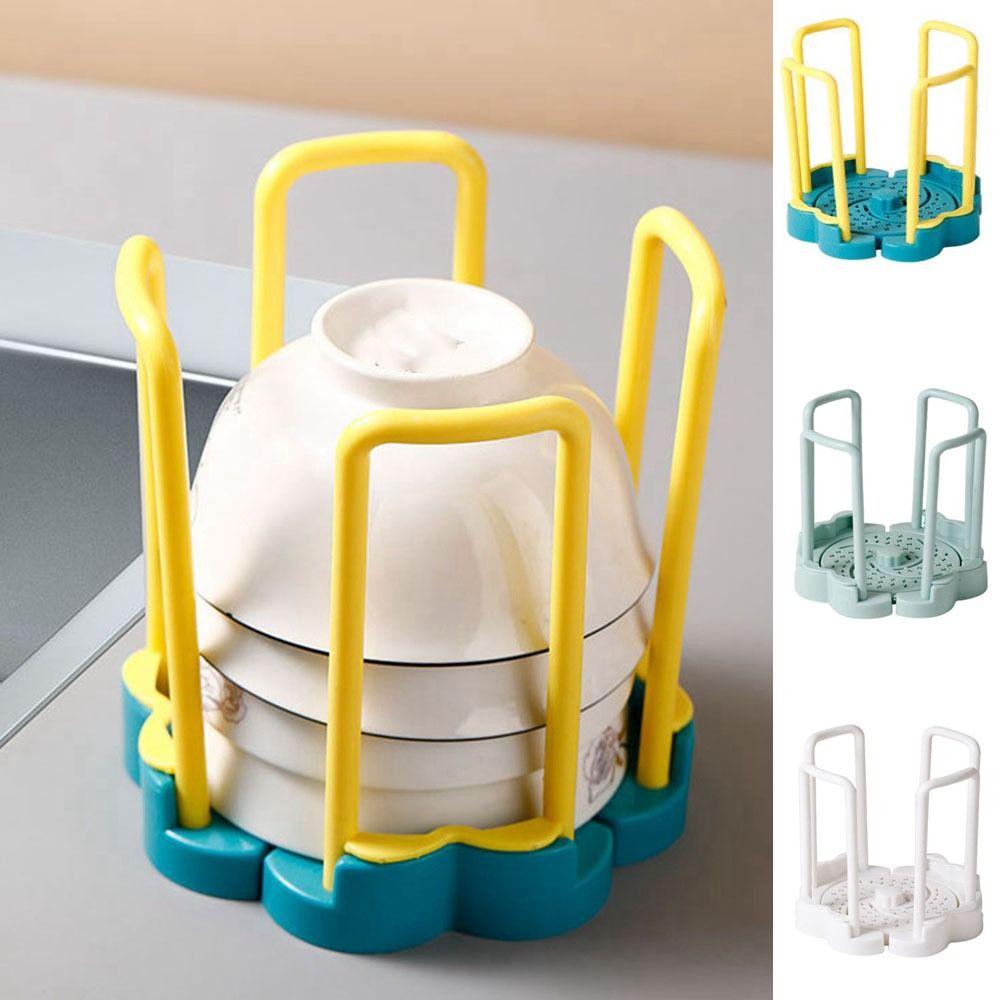 

Single Tier Retractable Bowl Rack Draining Dish Storage Rack Tableware Drainer Rack Home