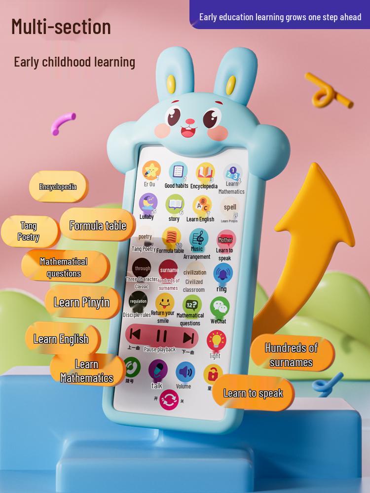 Children's Learning Tablet: Early Education, Enlightenment & Reading Toy for Toddlers