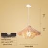 Creative Bamboo & Rattan Pendant Light for Bedroom, Japanese Restaurant, or Teahouse