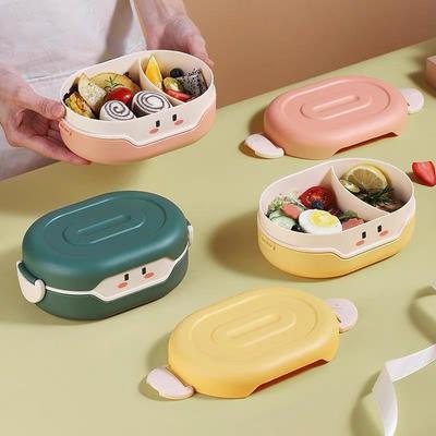 780ml Roztomilý Bento obědový box Kawaii pro děti do školy Děti Japonský styl Děti do školky Box na chléb, sendviče, jídlo Plastový