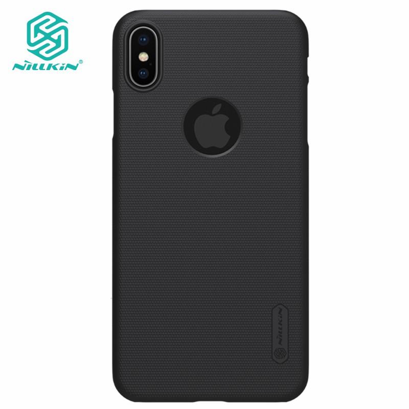 

Чехол NILLKIN для iPhone XS Max, тонкий матовый жесткий чехол для задней панели телефона из поликарбоната чёрный