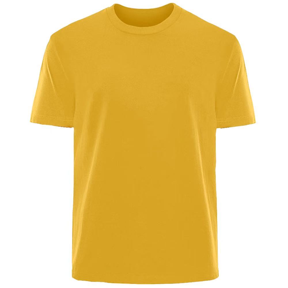 Letní móda trend čistá bavlna jednobarevná čistě bílá čistě černá poloviční rukáv krátký rukáv tričko pánské pár kulatý výstřih volné