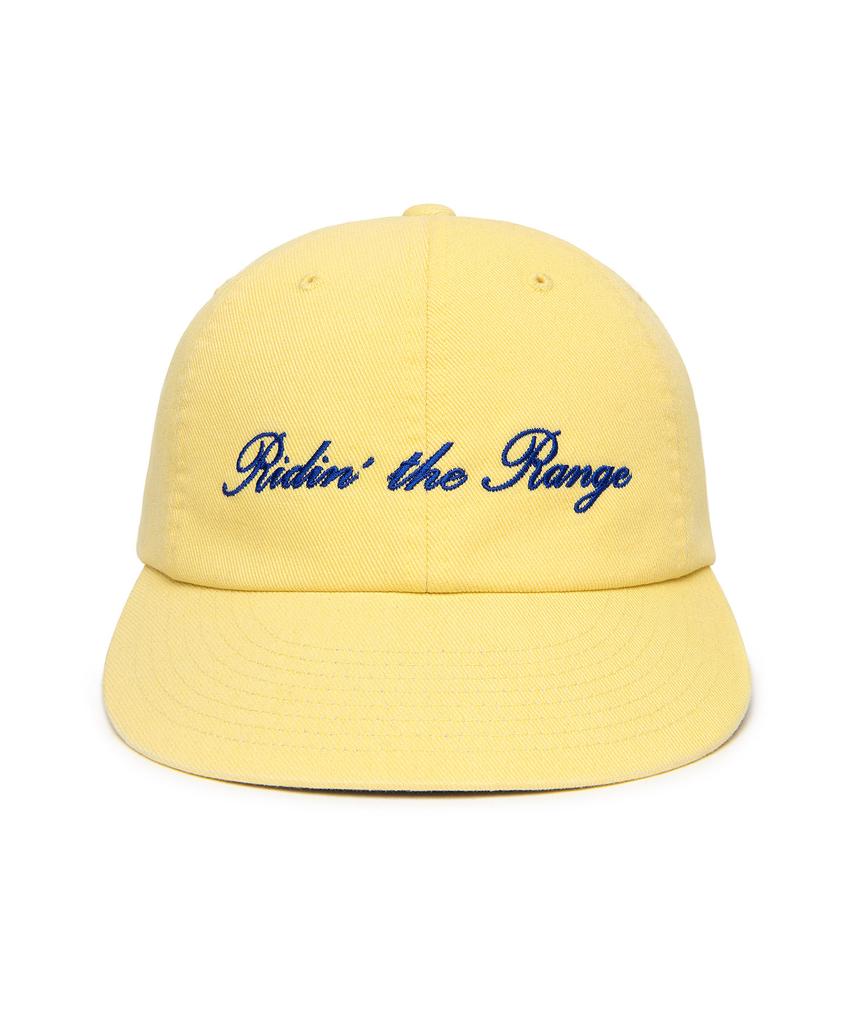 LEE Small Lettering Cotton Ball Cap Lemon