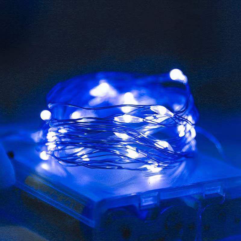 LED Copper Wire String Lights for Decorative Gift Displays and Colorful Cake Atmosphere, Battery Operated