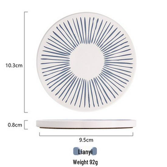 In-stock Ins Style Natural Diatomaceous Earth Quick-Dry Anti-Slip Coaster and Heat-Resistant Pad
